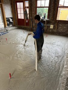 schuimbeton storten