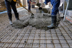 vergunning beton storten