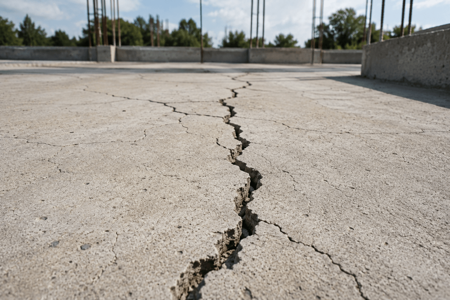 hoe ontstaat scheurvorming in beton